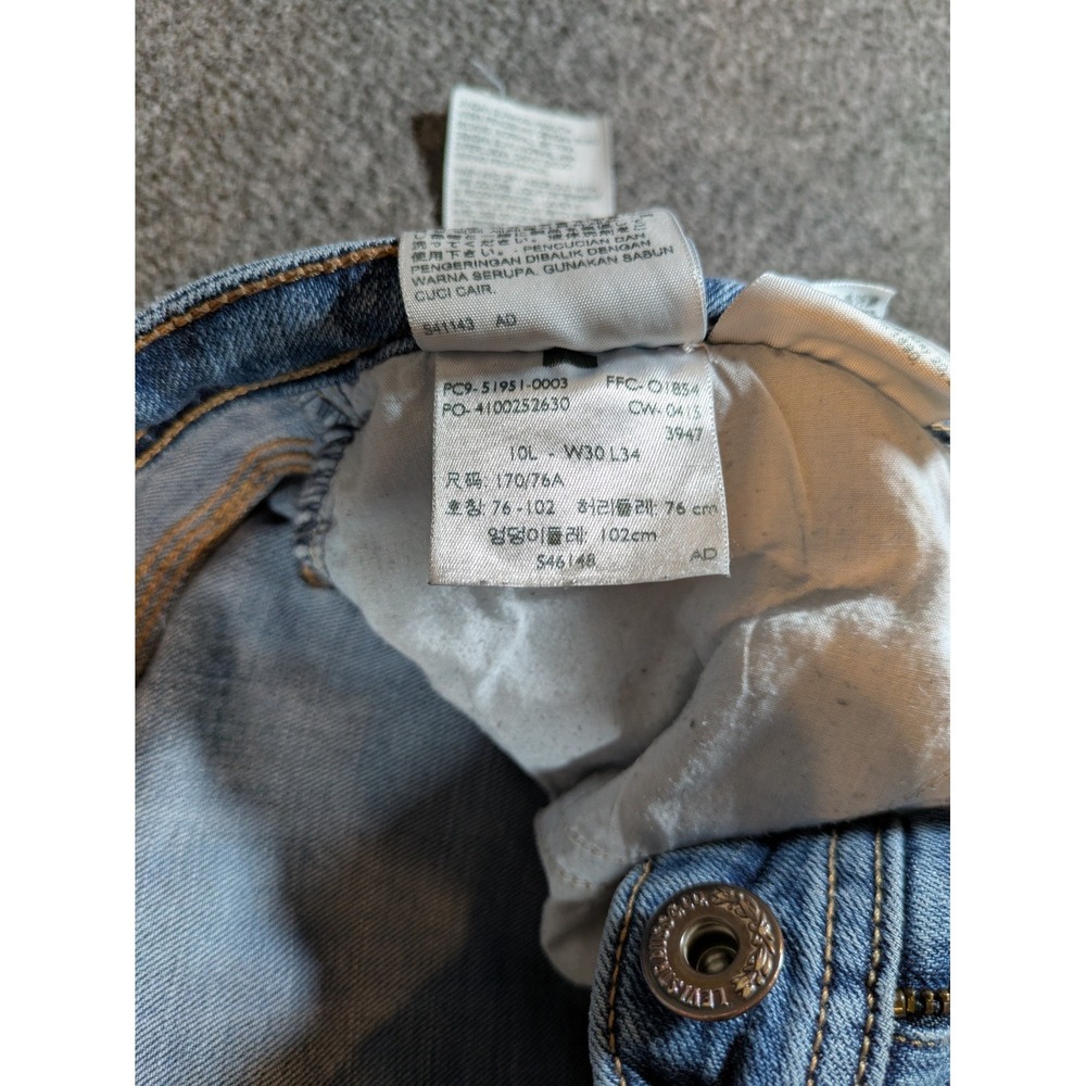 Levis 529 Curvy Bootcut Jeans Womens‎ 10 Blue Lightwash Denim Classic Comfort - Picture 6 of 8